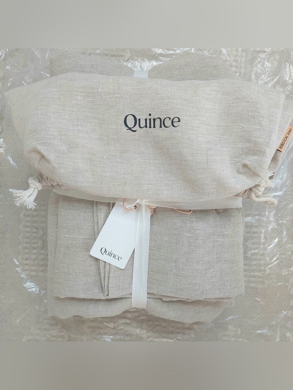 NWT! Quince European Linen Chambray Duvet Cover & Shams! King/ Cal King! (111) - Picture 8 of 14